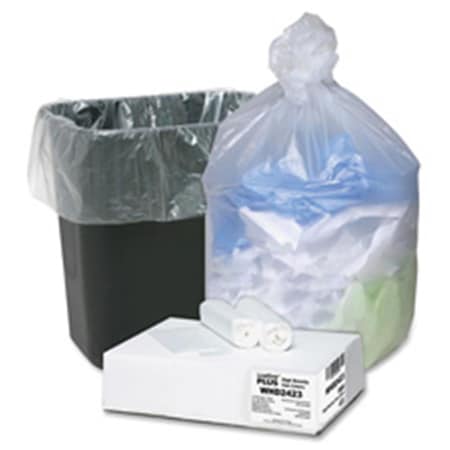 Webster Can Liners- 7-10 Gallon- 24 in. x 24 in.- 500-CT- Translucent, 500PK WBIWHD2423